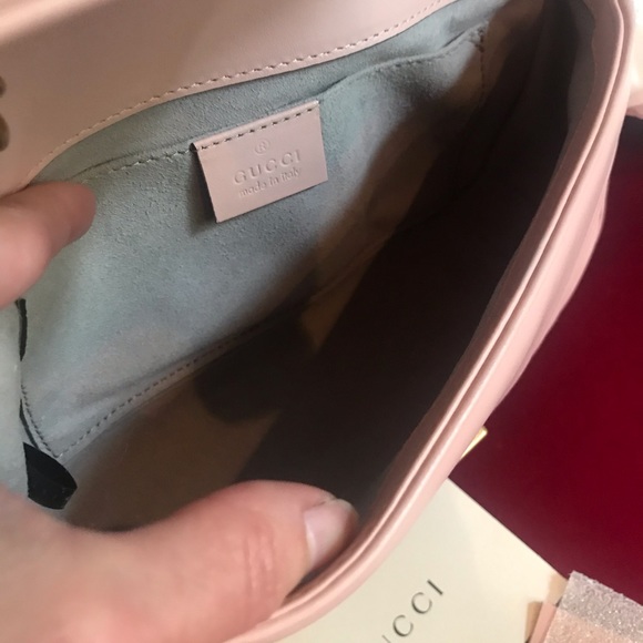 Gucci Mini Marmont Bag in Blush - Picture 7 of 10